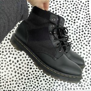 Doc Martens Beam lace up boot in black Size 13 canvas leather boot